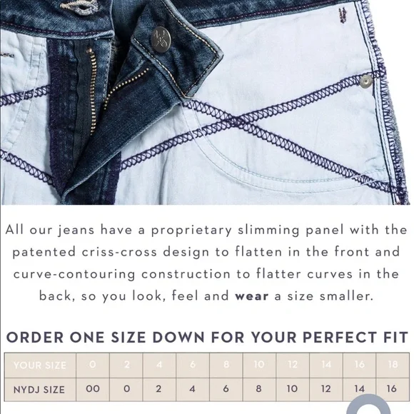 NYDJ Marilyn Straight Crop Cuff Jeans - Picture 4 of 14